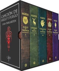 750304091299 PACK JUEGO DE TRONOS: CASA TARGARYEN (PAQUETE CON 5 VOLÚMENES) R. R. MARTIN, GEORGE
