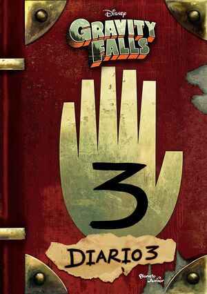 GRAVITY FALLS DIARIO 3 TAPA DURA, DISNEY